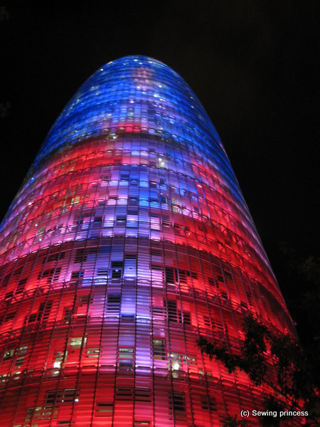 Torre Akbar by night