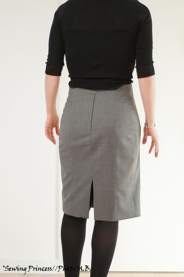 Apron Skirt - Pencil Skirt back