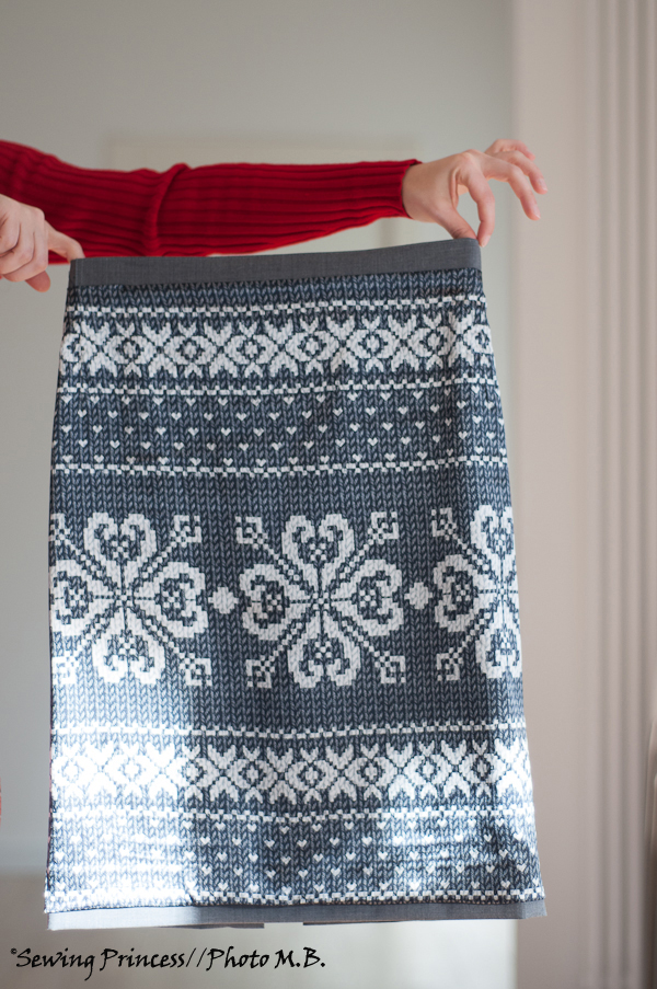 Apron Skirt - Pencil Skirt lining