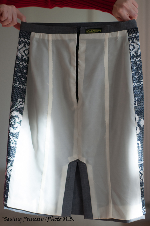 Apron Skirt - Pencil Skirt lining