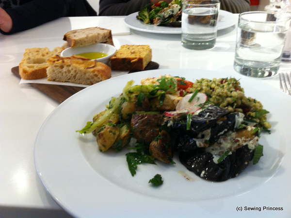 Lunch at Ottolenghi Islington