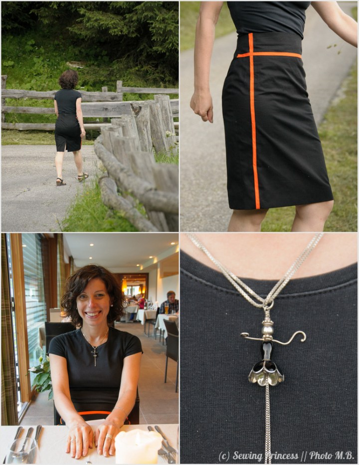 Paco Peralta's Apron Skirt collage